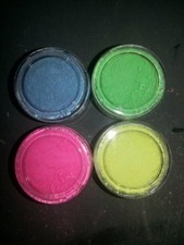 Stuart Semple colours,  blue green pink yellow acrylic fluorescent paint 5g Tub