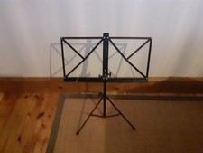 Stagg MUS-A3 BK 3 Sections Music Stand - Black, Good Condition