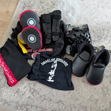 Heart of England Taekwondo Sparring Kit Mix Size With Bag & Yellow Belt