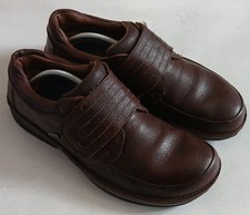 MENS CLARKS ACTIVE AIR BROWN LEATHER CASUAL SHOES. SIZE UK 7G