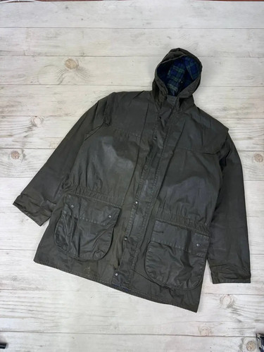 Vintage barbour waxed jacket - barbour,