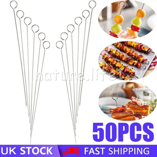 Stainless bbq skewers - stainless,