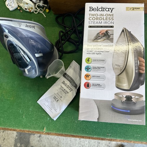 Beldray cordless steam - 2,