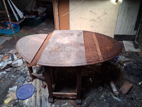 Vintage two fold table inch - vintage,