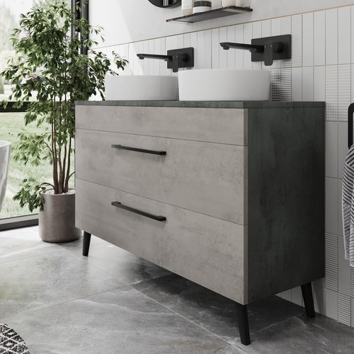 Bathroom vanity unit double - bathroom,