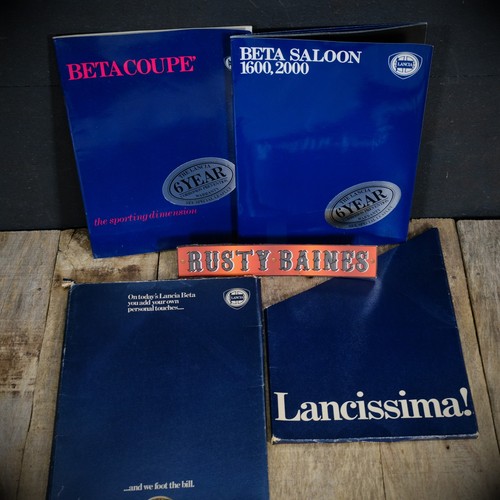 Original car brochure lancia - original,