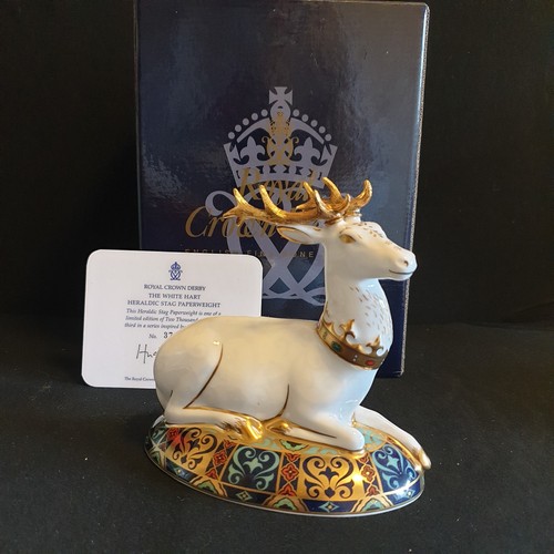 Royal crown derby paperweight - derby,
