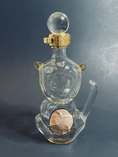 Monkey Napoleon Brandy XO Zodiac Collection 6” Figural Blown Glass Empty Bottle