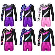 Girls Long Sleeve Gymnastic