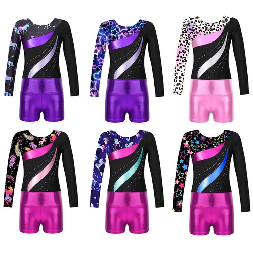 Girls long sleeve gymnastic - girls,