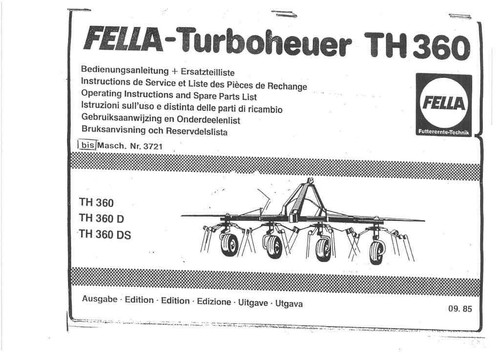 Fella hay tedder - fella, th360