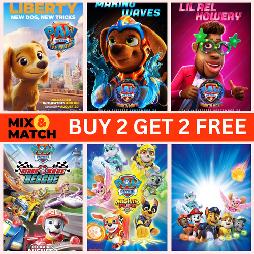 Paw patrol posters - wall, art