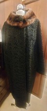 VINTAGE 1940/50'S ASTRA FURS PARIS ASTRAKHAN COAT BNWOT