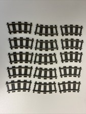 15 x Lego Genuine Train 9V Curved Track Pieces  Bundle Job Lot