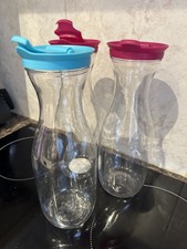 3 x  Drink Pitchers Fridge Beverage Containers 
