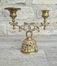 Antique brass altar - antique, bell