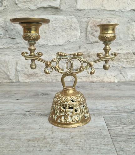Antique brass altar bell - antique,