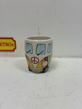 VW Camper Van Mug Yellow Ceramic Retro Hippie Design – PEACE Plate