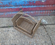 vintage wood baskets