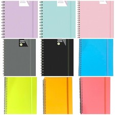 A4 / A5 NOTE PAD  SPIRAL POLY