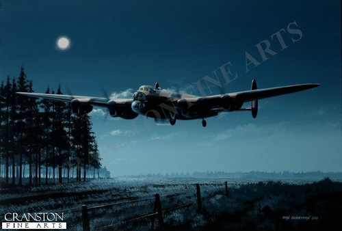 Lancaster aviation art print - lancaster,