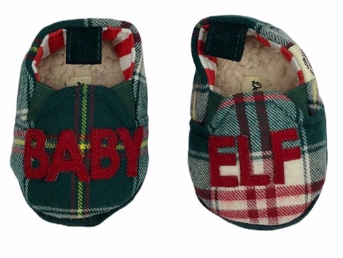 Dearfoams baby elf green plaid - baby,