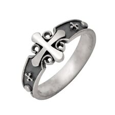 Rosary Ring RA113 925 Antique