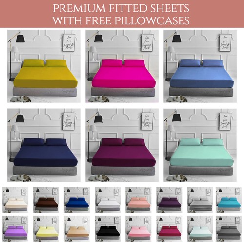 Fitted bed sheet matching - fitted, +