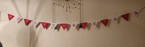 Happy christmas fabric - , christmas'