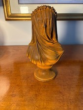 Vintage Cast Iron Veiled Lady