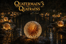 Textured glass orb hand - textured,