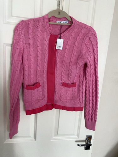 Zara pink contrast - contrast, cardigan