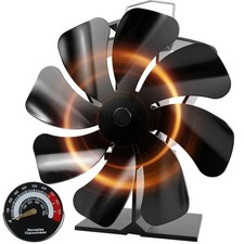 Tomersun Wood Stove Fan Heat