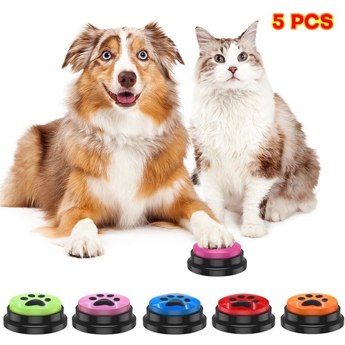 Recordable dog buttons - dog,