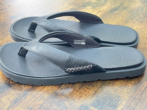 Ugg seaside black leather - black,