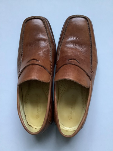 Anatomic mens tan leather - co,