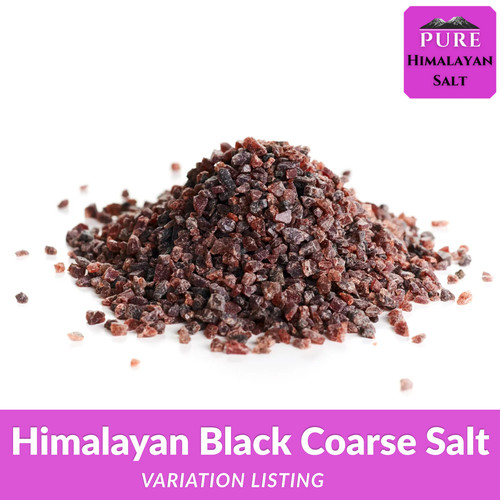 Himalayan black salt coarse - black,
