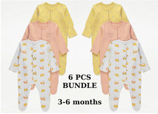 6 pcs Baby 3-6 Months Clothing