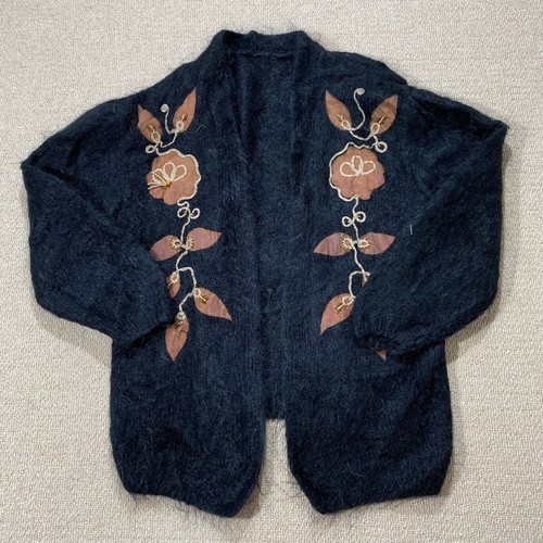 Vintage mohair open - open, cardigan