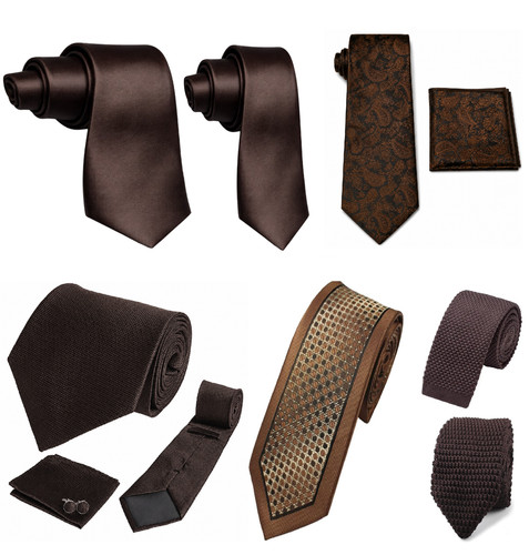 Brown collection woven paisley - brown,
