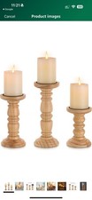 Inweder Wooden Pillar Candle