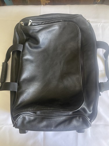 Longchamp black leather large - leather,