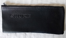 Zipped Shure microphone pouch