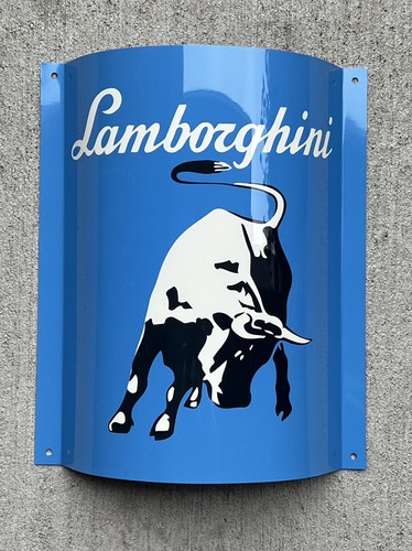 Lamborghini curved retro - 12”,