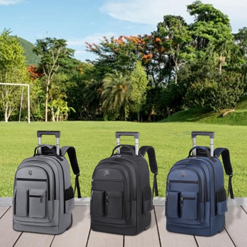 Travel backpack with wheels - with,