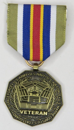 Veteran service medal army - veteran,
