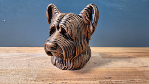 Skye terrier bust - skye,