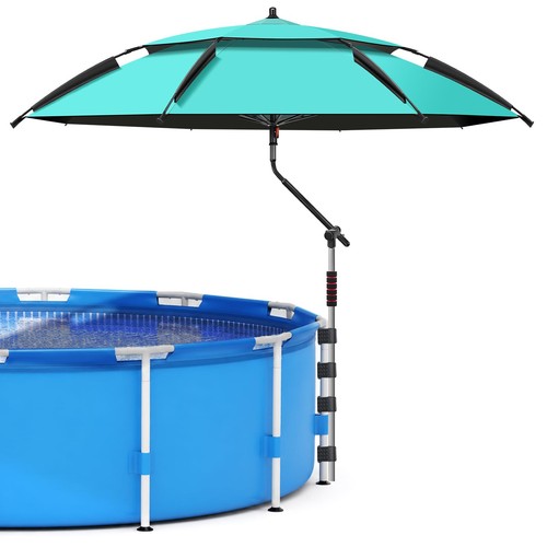 Above ground pool umbrella - above, 7.2