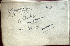 PETER  AITKEN  -  RONALD  APPLETON +  OTHERS - 1930'S  MOTOR RACING - AUTOGRAPHS