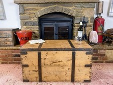 Old Antique Pine Chest